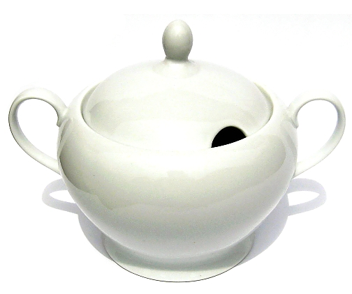 TERINA porcelán 3,2 l. polévková mísa s víčkem BASIC